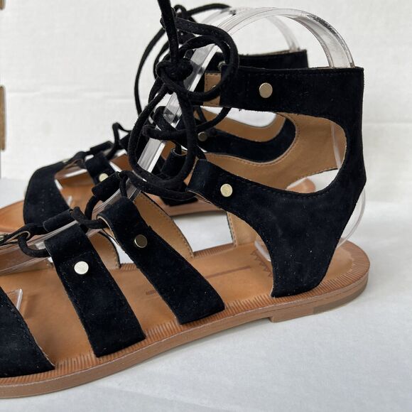DV Dolce Vita Women’s Boho Gladiator Sandals Size 7 Black Suede WORN ONCE - Picture 7 of 12